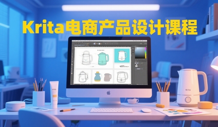 大梦老师·Krita电商产品设计课程-一起创业