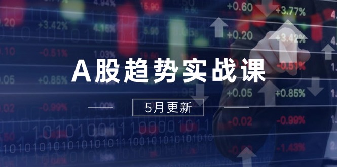 A股趋势实战课：主力动向+政策红利，2025全年策略5月更新-一起创业