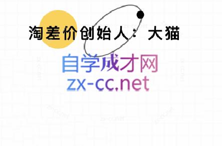 大猫淘差价课程(部分更新5月)-一起创业