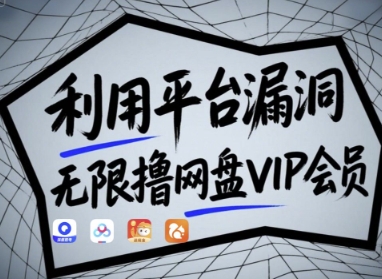 利用平台漏洞，无限撸网盘VIP会员，用户亲测有效!【漏洞原理+操作演示】-一起创业