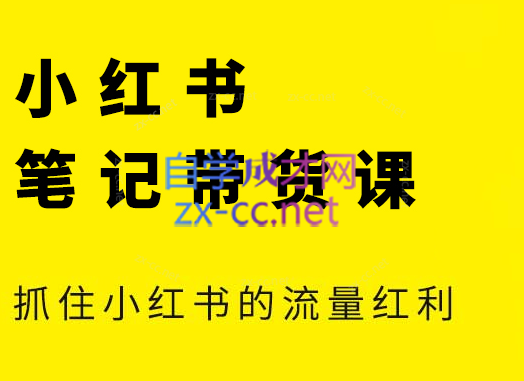 张宾·小红书笔记带货课(更新4月)-一起创业