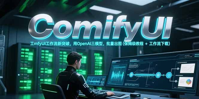 ComfyUI工作流新突破，用OpenAI三模型，批量出图(保姆级教程+工作流下载-一起创业