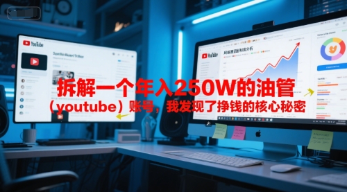 付费文章：拆解一个年入250W的油管(youtube)账号，我发现了挣钱的核心秘密-一起创业
