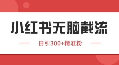 小红书截流同行客源，独家野路子获客玩法 日引200+暴力获客【揭秘】-一起创业