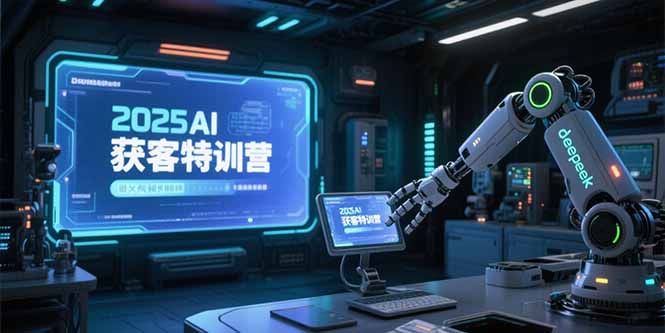 2025AI获客特训营，AI图文视频全制作，deepseek工具实操教学-一起创业
